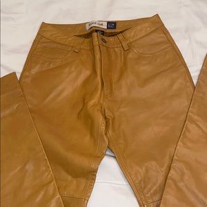 Gap Boot Cut leather pants